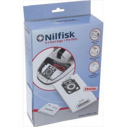 Nilfisk pölypussit, 4 kpl,...