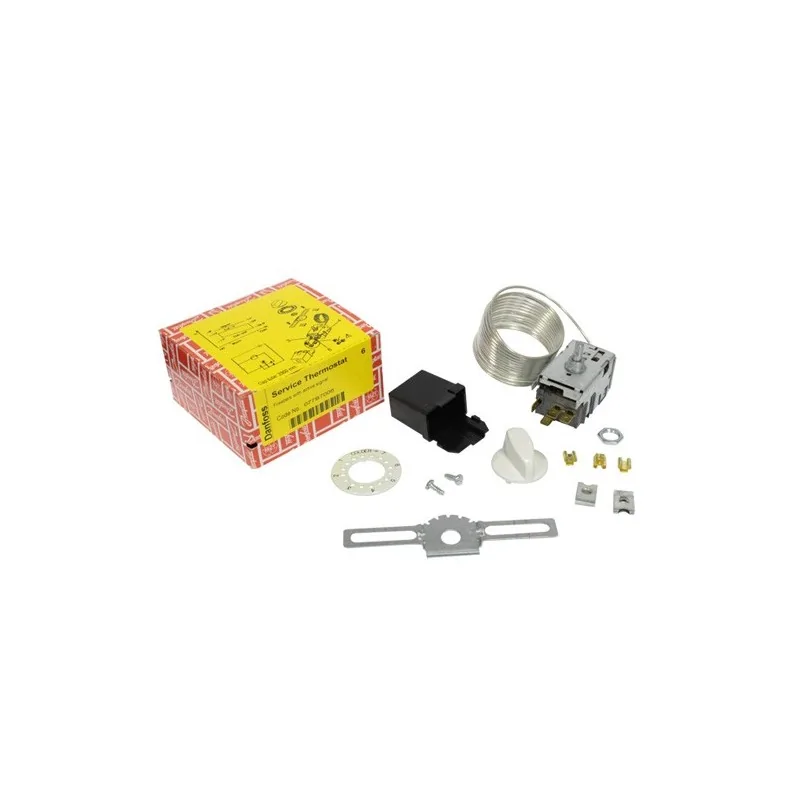 Danfoss 077B7006 termostat, frys-termometer, aktiv signal, B20 termostat, 2,3 m kapillärrör Danfoss 077B7006 termostat, frys-termometer, aktiv signal, B20 termostat, 2,3 m kapillärrör