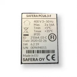 Safera spisströmsstyrenhet (PCU6.3-F, 3x16A 400V) (Franke 112.0515.464). Safera spisströmsstyrenhet (PCU6.3-F, 3x16A 400V) (Franke 112.0515.464).