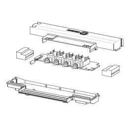 Franke, 133.0059.160, kontrollpanel, spisfläkt, FJO 604, knappsats