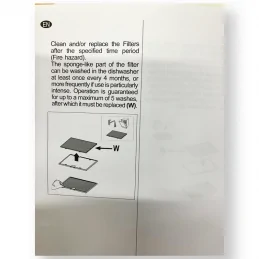 Franke carbon filter, FMYPL 608, 112.0470.615, reusable filter, washable cooker hood filter