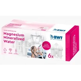 bwt filter, mg2+ vattenfilter, 6-pack bwt, filter vattenkanna, magnesiumfilter