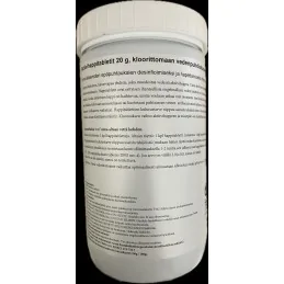 syretabletter, poolkemikalier, klorfritt alternativ, 1 kg tabletter, 20 g pooltablett