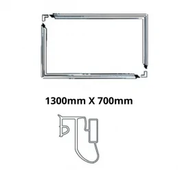 dörgtätning kyl, frysdörr tätning, magnettätning 1300x700, tätning 00122044, hörndelar tätning dörgtätning kyl, frysdörr tätning, magnettätning 1300x700, tätning 00122044, hörndelar tätning