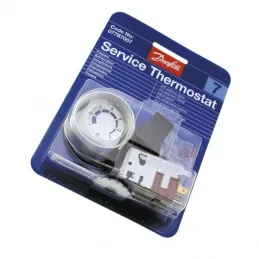 Danfoss 077B7007 thermostat, freezer thermostat, service thermostat, 2.3 m capillary, passive alarm freezer Danfoss 077B7007 thermostat, freezer thermostat, service thermostat, 2.3 m capillary, passive alarm freezer