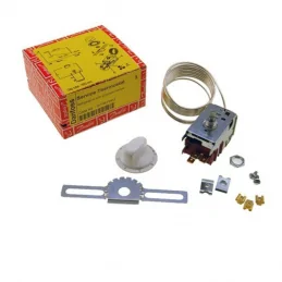 Danfoss 077B7003, jääkaappitermostaatti, automaattinen sulatus, kapillaariputki, mekaaninen termostaatti Danfoss 077B7003, jääkaappitermostaatti, automaattinen sulatus, kapillaariputki, mekaaninen termostaatti
