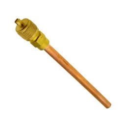 fyllningsventil 6 mm, 100 mm ventil, koppar ventil fyllningsventil 6 mm, 100 mm ventil, koppar ventil