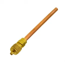 fyllningsventil 6 mm, 100 mm ventil, koppar ventil fyllningsventil 6 mm, 100 mm ventil, koppar ventil
