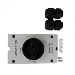 Turvakytkin, 4-napainen, 20A 230V-440V, IP65 Turvakytkin, 4-napainen, 20A 230V-440V, IP65