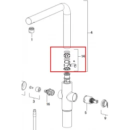 Franke faucet seal set Neptune, Ambient 133.0621.525 Franke faucet seal set Neptune, Ambient 133.0621.525