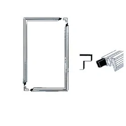 tätning 00122045, kylskåpslist, frys tätning, magnetisk tätning 1300x700