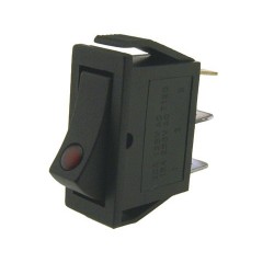 On/Off Switch + red LED (11mm X 30mm)