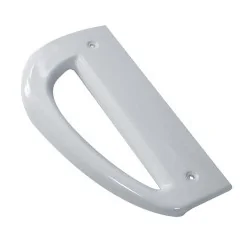202124 upo handtag övre höger, kylskåp handtag upo, frys handtag höger, reservdel upo handtag, hörnhandtag kylskåp